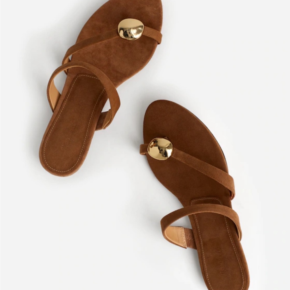 Mila Organic Hardware Thong Slide Sandal